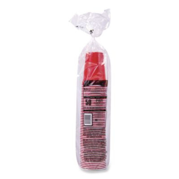 Solo Party Plastic Cold Drink Cups, 16 Oz, Red, 50/Pack