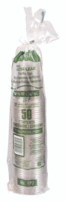 Ultra Clear Pete Cold Cups, 7 Oz, Plastic, Clear, 50/Pack