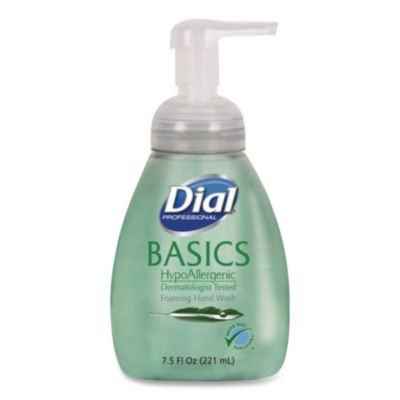 Basics Hypoallergenic Foaming Hand Wash, Honeysuckle Scent, 7.5 Oz, 8/Carton