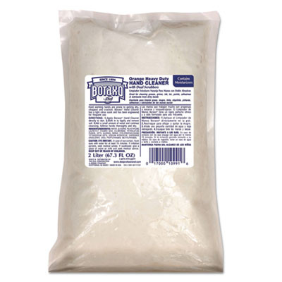 Orange Heavy Duty Hand Cleaner Refill, Citrus Scent, 2 L, 4/Carton