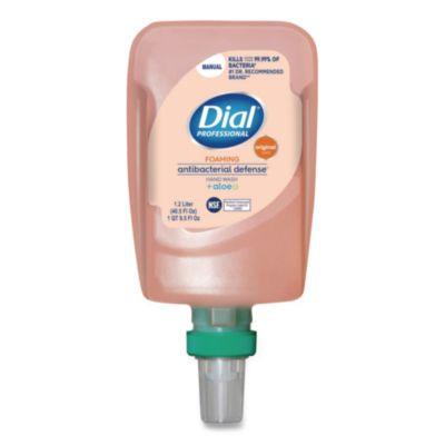 Antibacterial Defense Foaming Hand Wash Refill For Fit Manual Dispenser, Original Scent, 1.2 L, 3/Carton