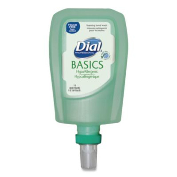 Basics Hypoallergenic Foaming Hand Wash Refill For Fit Touch Free Dispenser, Honeysuckle Scent, 1 L