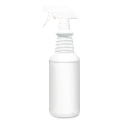 Water Only Spray Bottle, 32 Oz, White, 12/Carton