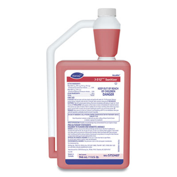 J-512Tm/Mc Santizer, 32 Oz Accumix Bottle, 6/Carton