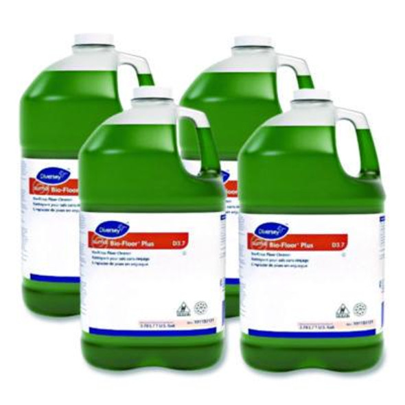 Suma Bio-Floor Cleaner, Unscented, Liquid, 1 Gal, 4/Carton