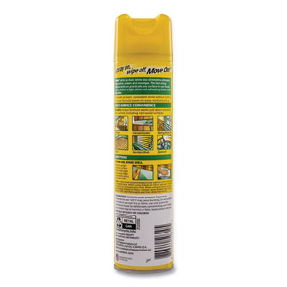 Endust Multi-Surface Dusting And Cleaning Spray, Lemon Zest, 12.5 Oz Aerosol Spray