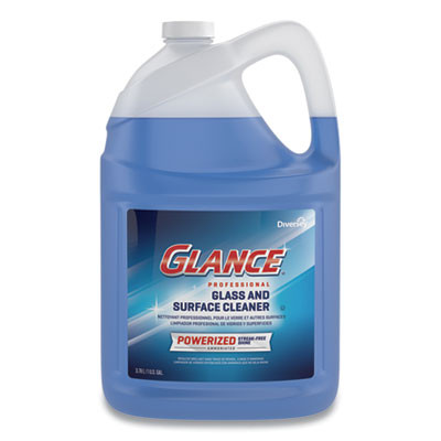 Glance Powerized Glass And Surface Cleaner, Liquid, 1 Gal, 2/Carton