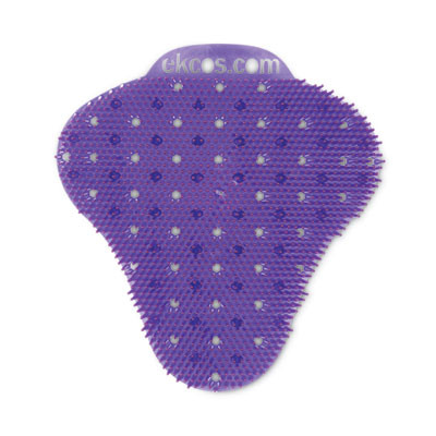 Ekcoscreen Urinal Screens, Berry Scent, Purple, 12/Carton