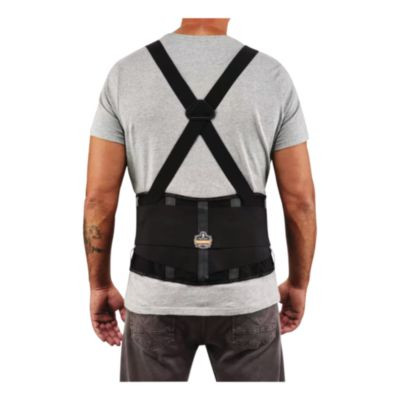 Proflex 2000Sf High-Performance Spandex Back Support Brace, Large, 34" To 38" Waist, Black