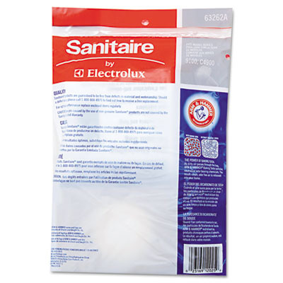 Sd Premium Allergen Vacuum Bags With Arm And Hammer For Sc9100 Series, 5/Pack, 10 Packs/Carton