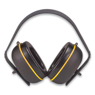 Over The Head Earmuffs, 22 Db Nrr, Black/Yellow