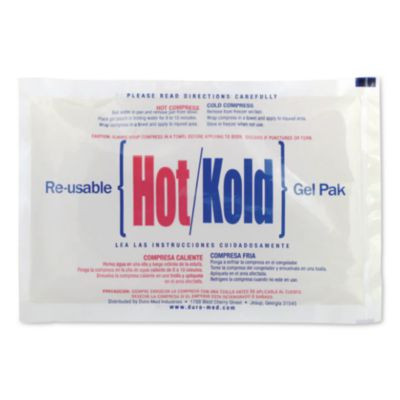 Reusable Hot/Cold Pack, 8.63 x 8.63, White