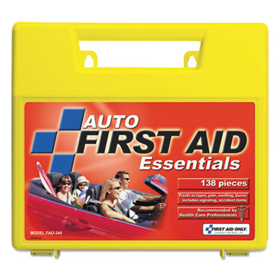 Essentials First Aid Kit, 138 Pieces, Plastic Case