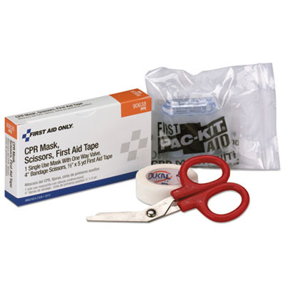 24 Unit Ansi Class A+ Refill, Cpr Breather, Scissors, Tape, 3 Pieces