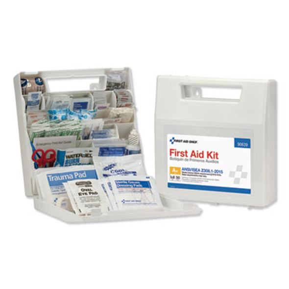 Ansi Class A+ First Aid Kit For 50 People, 183 Pieces, Plastic Case