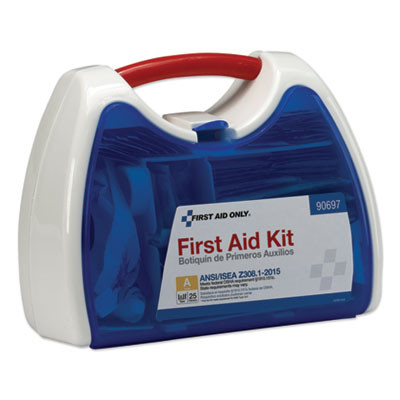 Ansi A+ 2015 Readycare First Aid Kit For Up To 25 People, 139 Pieces, Plastic Case