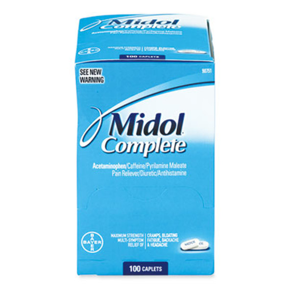 Complete Menstrual Caplets, Two-Pack, 50 Packs/Box