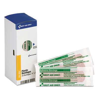 Smartcompliance Plastic Bandages, 0.75 X 3, 25/Box