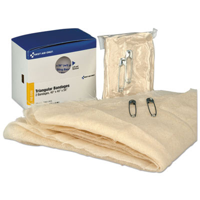 Refill For Smartcompliance General Business Cabinet, Triangular Bandages, 40 x 40 x 56, 2/Box