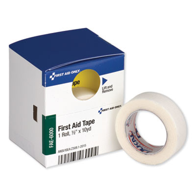 First Aid Tape, Paper, 0.5" x 10 Yds, White