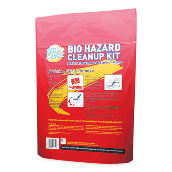 Biohazard Spill Cleanup, 0.75 x 6 x 9