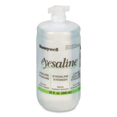 Fendall Eyesaline Eyewash Bottle Refill, 32 Oz Bottle, 12/Carton