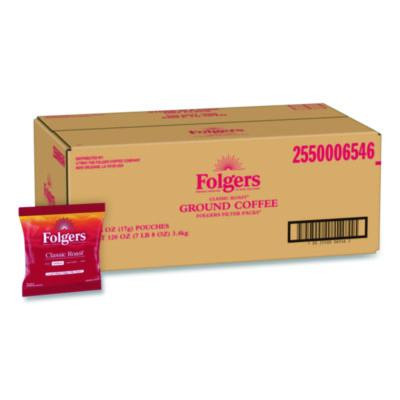 Classic Roast Ground Coffee Filter Pack, Regular, In-Room Lodging, 0.6 Oz, 200/Carton
