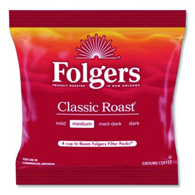 Classic Roast Ground Coffee Filter Pack, Regular, In-Room Lodging, 0.6 Oz, 200/Carton