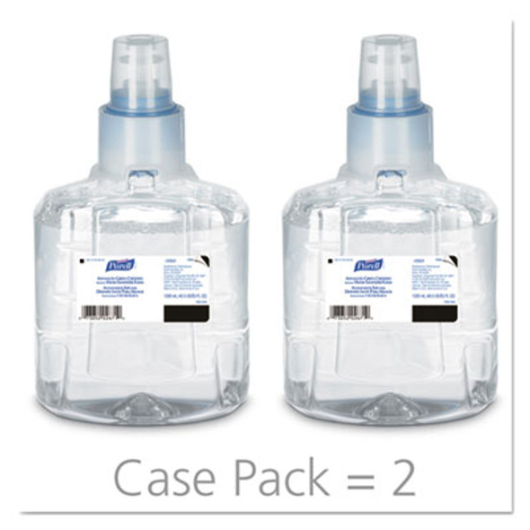 Advanced Hand Sanitizer Green Certified Foam Refill, For Ltx-12 Dispensers, 1,200 Ml, Fragrance-Free, 2/Carton