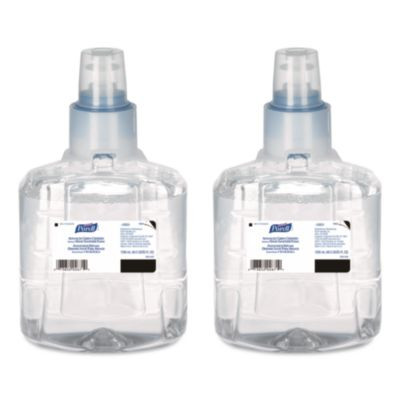 Advanced Hand Sanitizer Green Certified Foam Refill, For Ltx-12 Dispensers, 1,200 Ml, Fragrance-Free, 2/Carton