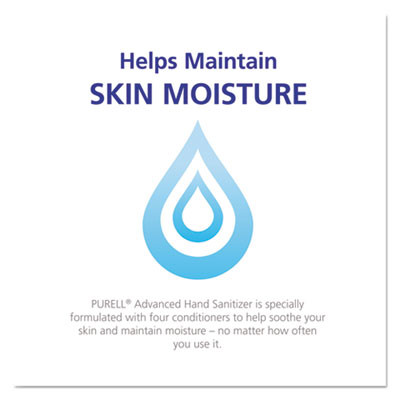 Advanced Hand Sanitizer Refreshing Gel, 1 Oz Flip-Cap Bottle With Jelly Wrap Carrier, Clean Scent, 36/Carton