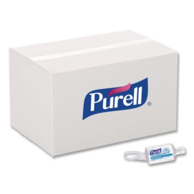 Advanced Hand Sanitizer Refreshing Gel, 1 Oz Flip-Cap Bottle With Jelly Wrap Carrier, Clean Scent, 36/Carton