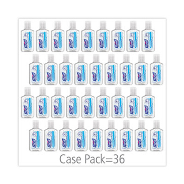 Advanced Hand Sanitizer Refreshing Gel, 1 Oz Flip-Cap Bottle With Display Box, Clean Scent, 36/Bowl