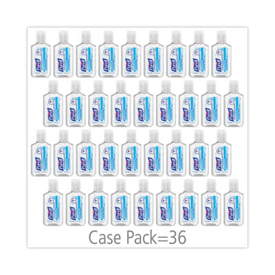 Advanced Hand Sanitizer Refreshing Gel, 1 Oz Flip-Cap Bottle With Display Box, Clean Scent, 36/Bowl