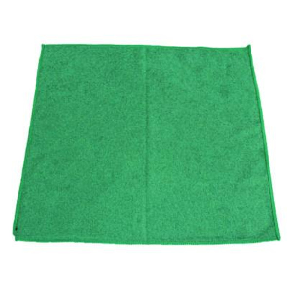 Lightweight Microfiber Cloths, 16 X 16, Green, 240/Carton