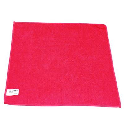 Lightweight Microfiber Cloths, 16 X 16, Red, 240/Carton