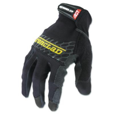 Box Handler Gloves, En388: 3131, 9" Long, Medium, Black, Pair