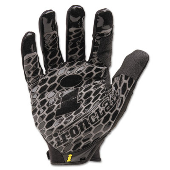 Box Handler Gloves, En388: 3131, 9" Long, Large, Black, Pair