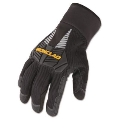 Cold Condition Gloves, En388: 3222, 11.5" Long, X-Large, Black, Pair