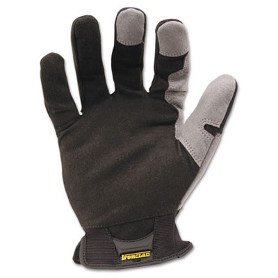 Workforce Gloves, En388: 3121, X-Large, Gray/Black, Pair