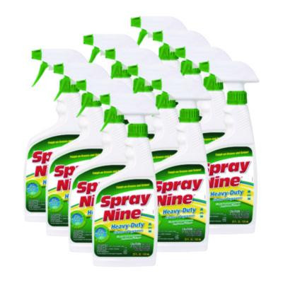Heavy Duty Cleaner/Degreaser/Disinfectant, 22 Oz Trigger Spray Bottle, 12/Carton