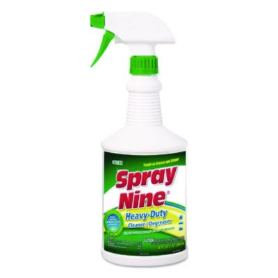 Heavy Duty Cleaner/Degreaser/Disinfectant, 32 Oz, Trigger Spray Bottle, 12/Carton