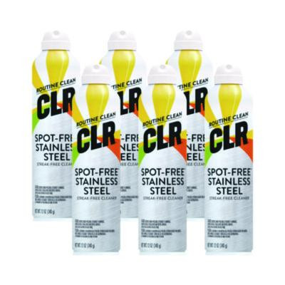 Spot-Free Stainless Steel Cleaner, Citrus, 12 Oz Can, 6/Carton