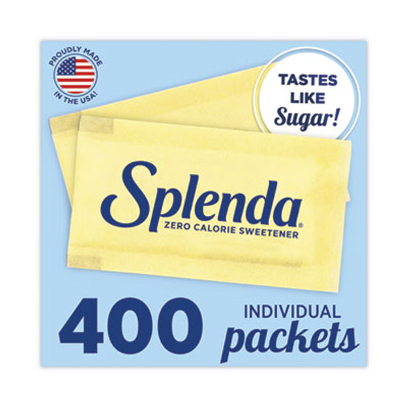 No Calorie Sweetener Packets, 0.035 Oz Packets, 400/Box, 6 Boxes/Carton