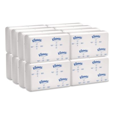 C-Fold Paper Towels, 1 Ply, 10.13 x 13.15, White, 150/Pack, 16 Packs/Carton