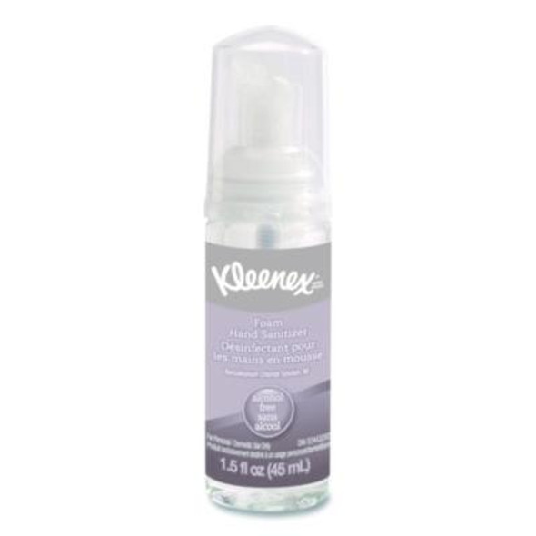 Alcohol-Free Foam Hand Sanitizer, 1.5 Oz Pump Bottle, Unscented