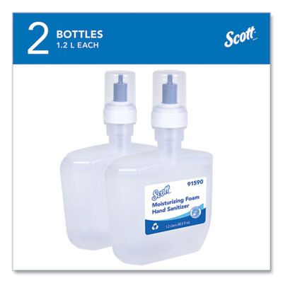 Pro Moisturizing Foam Hand Sanitizer, 1,200 Ml Cassette, Fruity Cucumber Scent, 2/Carton