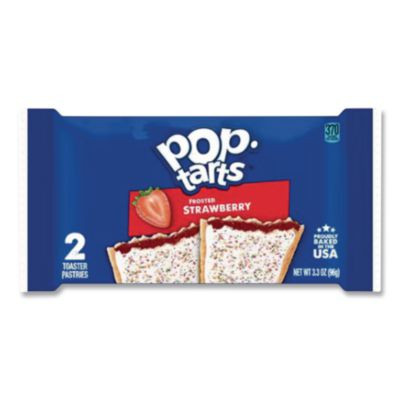 Pop Tarts, Frosted Strawberry, 3.67 Oz, 2/Pack, 6 Packs/Box