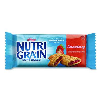 Nutri-Grain Soft Baked Breakfast Bars, Strawberry, Indv Wrapped 1.3 Oz Bar, 16/Box