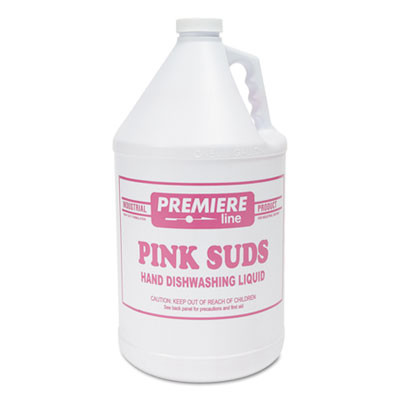 Premier Pink-Suds Pot And Pan Cleaner, 1 Gal, Bottle, 4/Carton